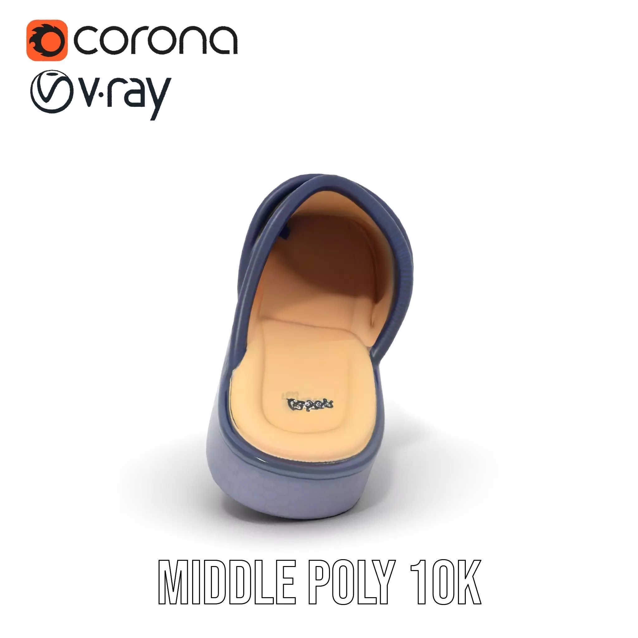 Navy Slipper Comfort model pack Low-poly 3D model_24