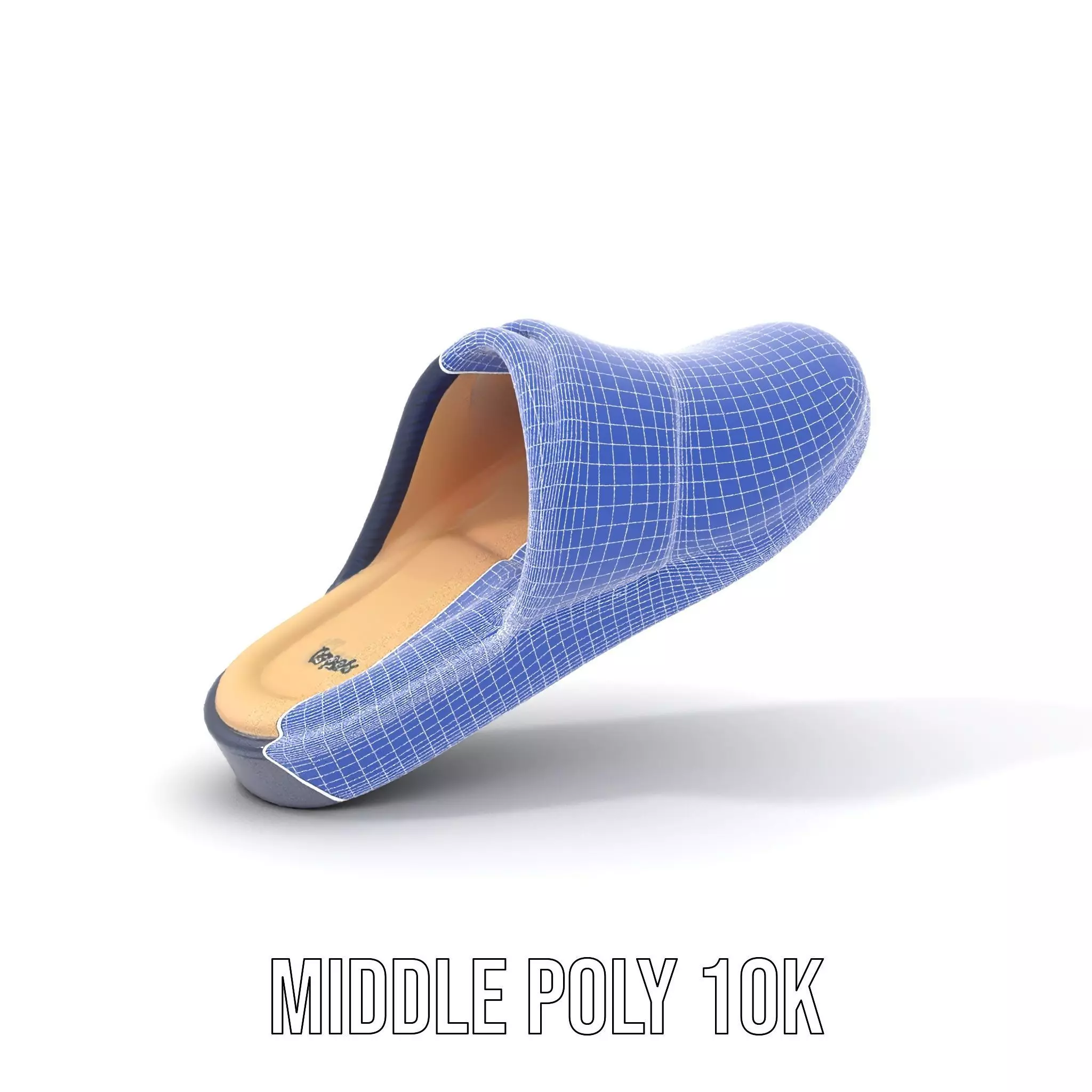 Navy Slipper Comfort model pack Low-poly 3D model_16