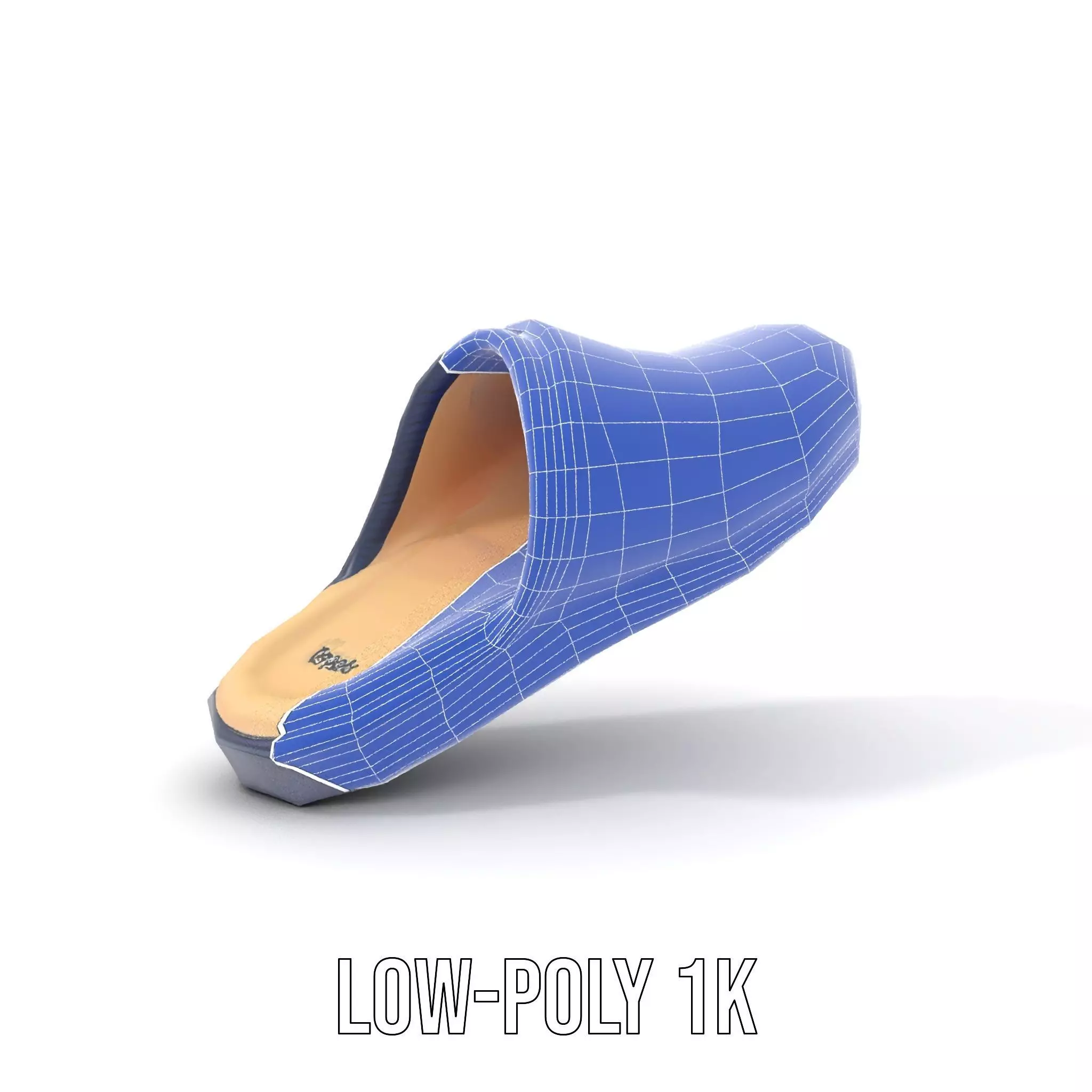 Navy Slipper Comfort model pack Low-poly 3D model_30