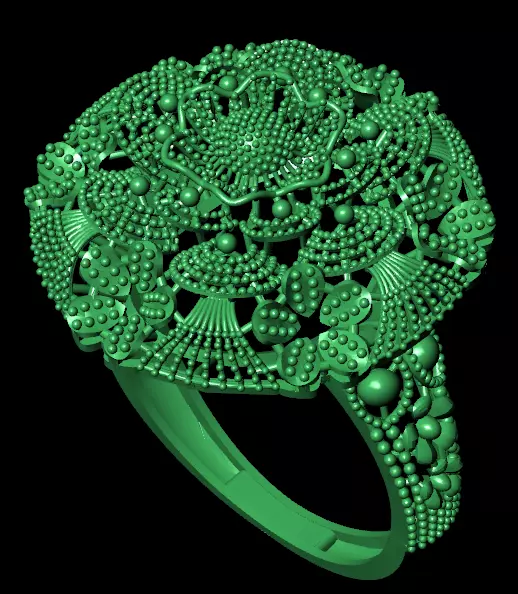 Rings 3D print model_2