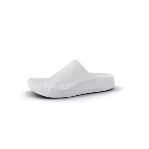 White Casual Slide Sandal model pack Low-poly 3D model