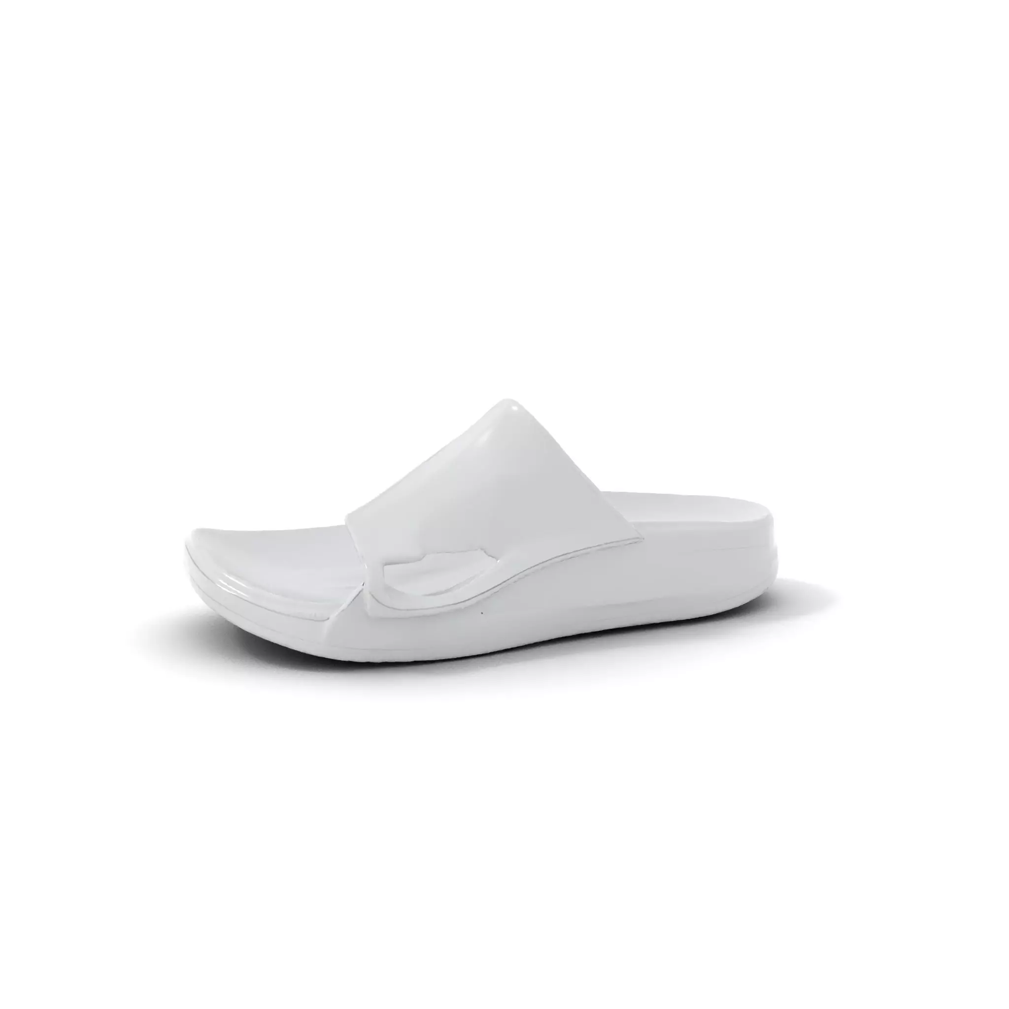 White Casual Slide Sandal model pack Low-poly 3D model_0