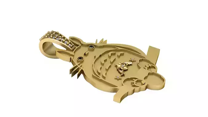 Totoro-Inspired Pendant 