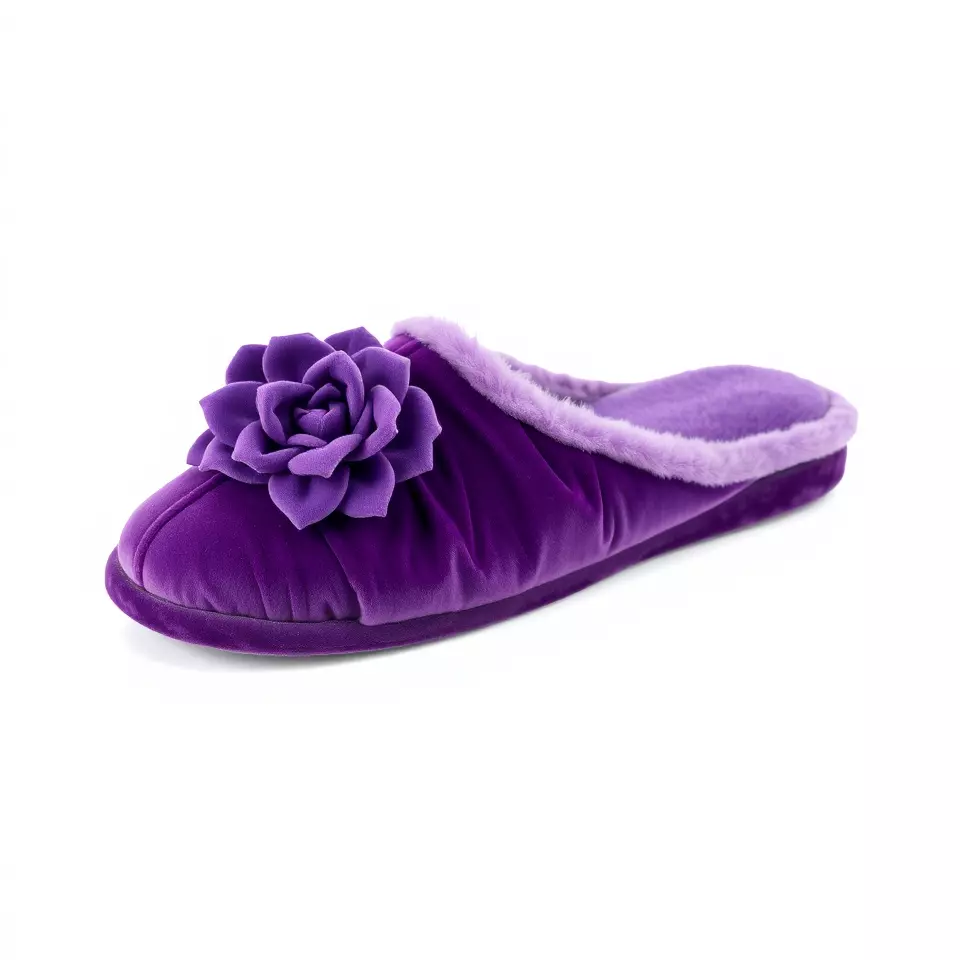 Purple Velvet Slipper model pack Low-poly 3D model_2