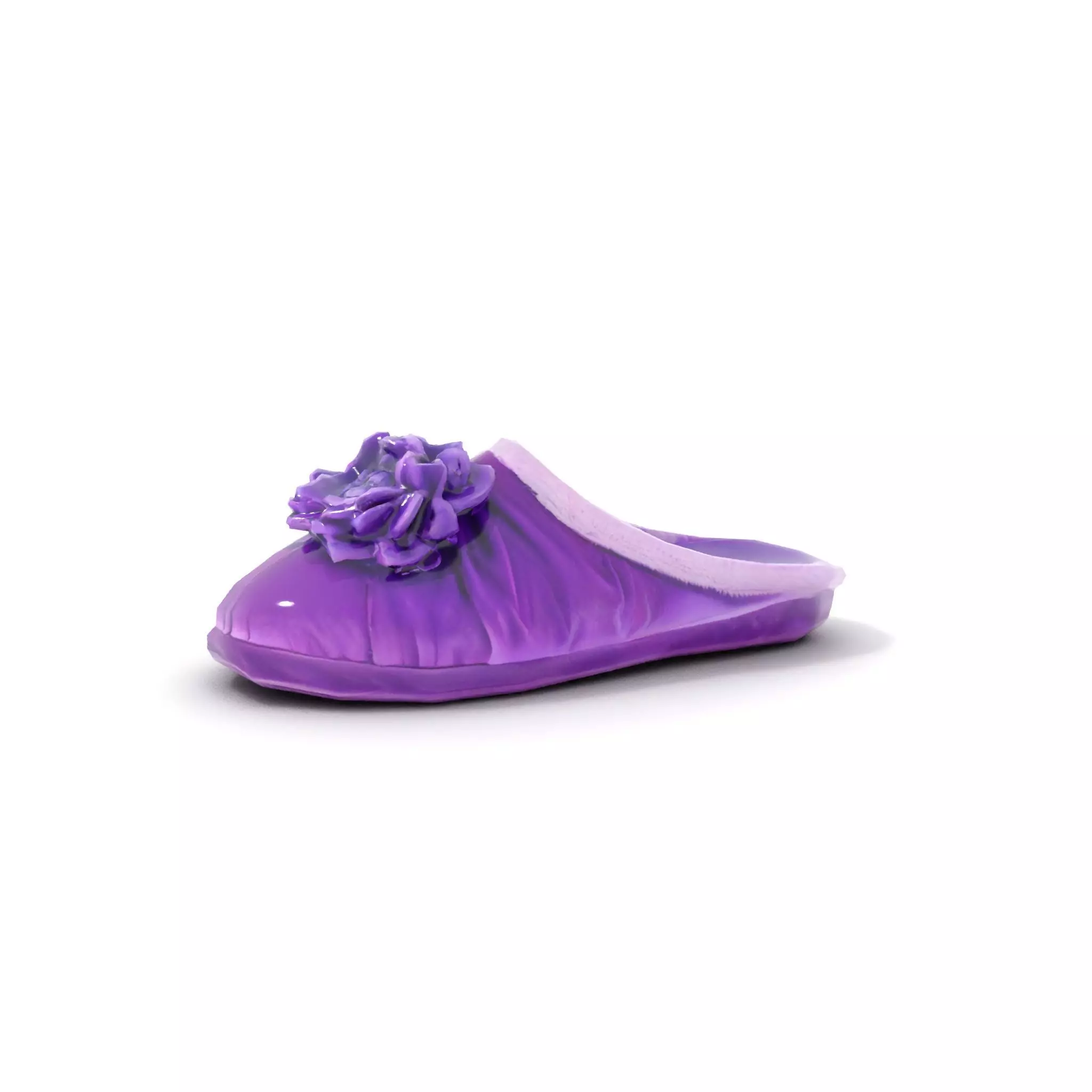 Purple Velvet Slipper model pack Low-poly 3D model_16