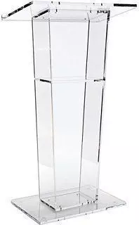 lectern clear acrylic Free low-poly 3D model