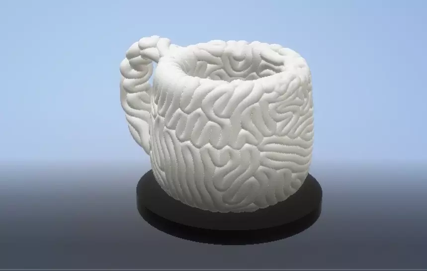 Stylized coffee cup 3d printable model 3D print model