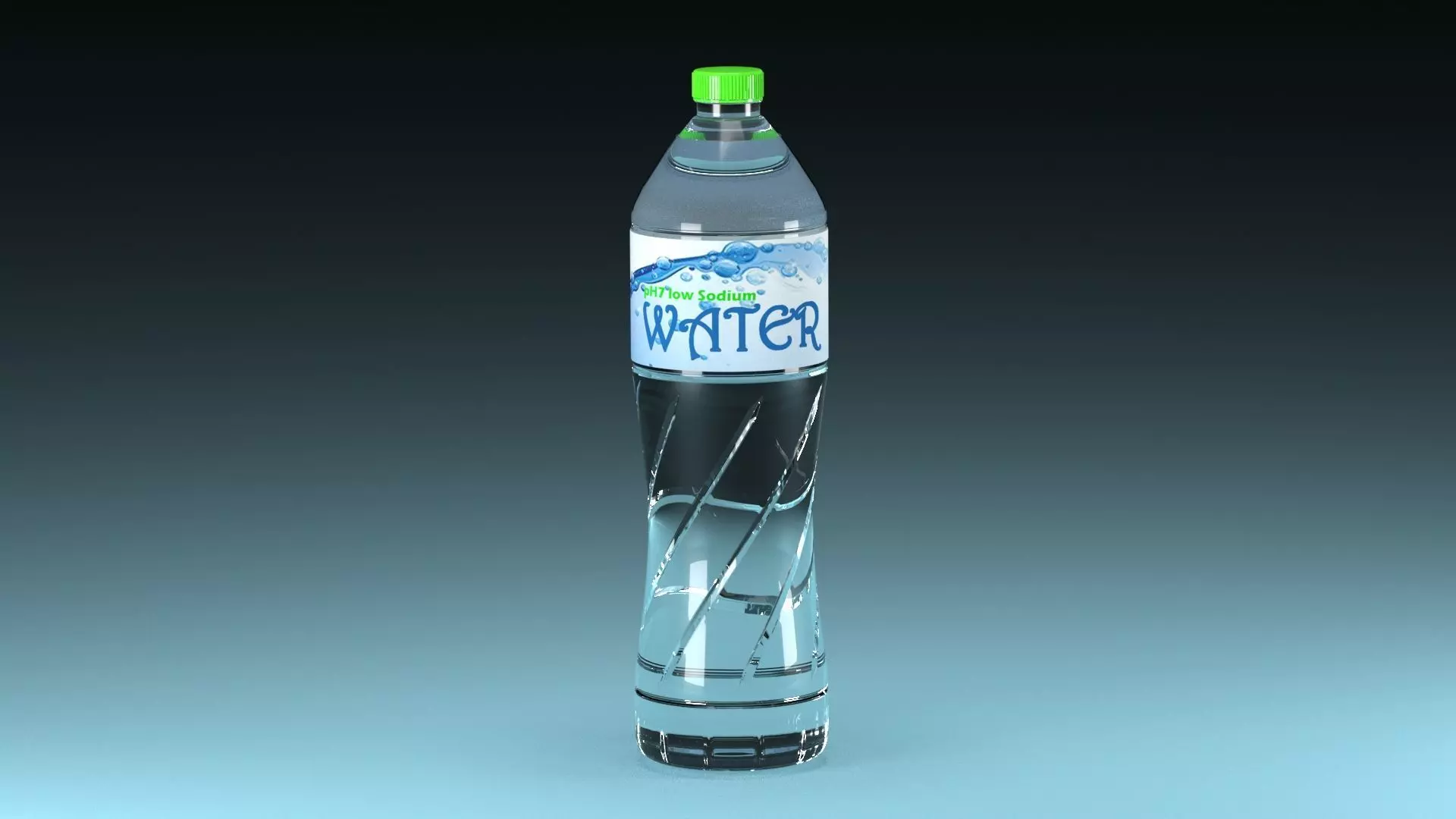 water bottle 3D model