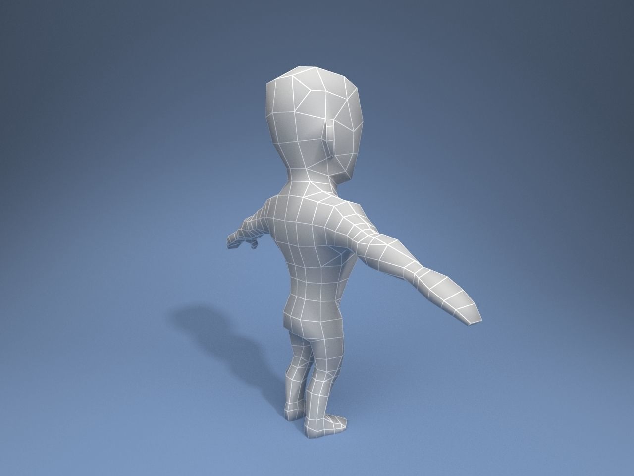 Medieval character grandee 1 Low-poly 3D model_13