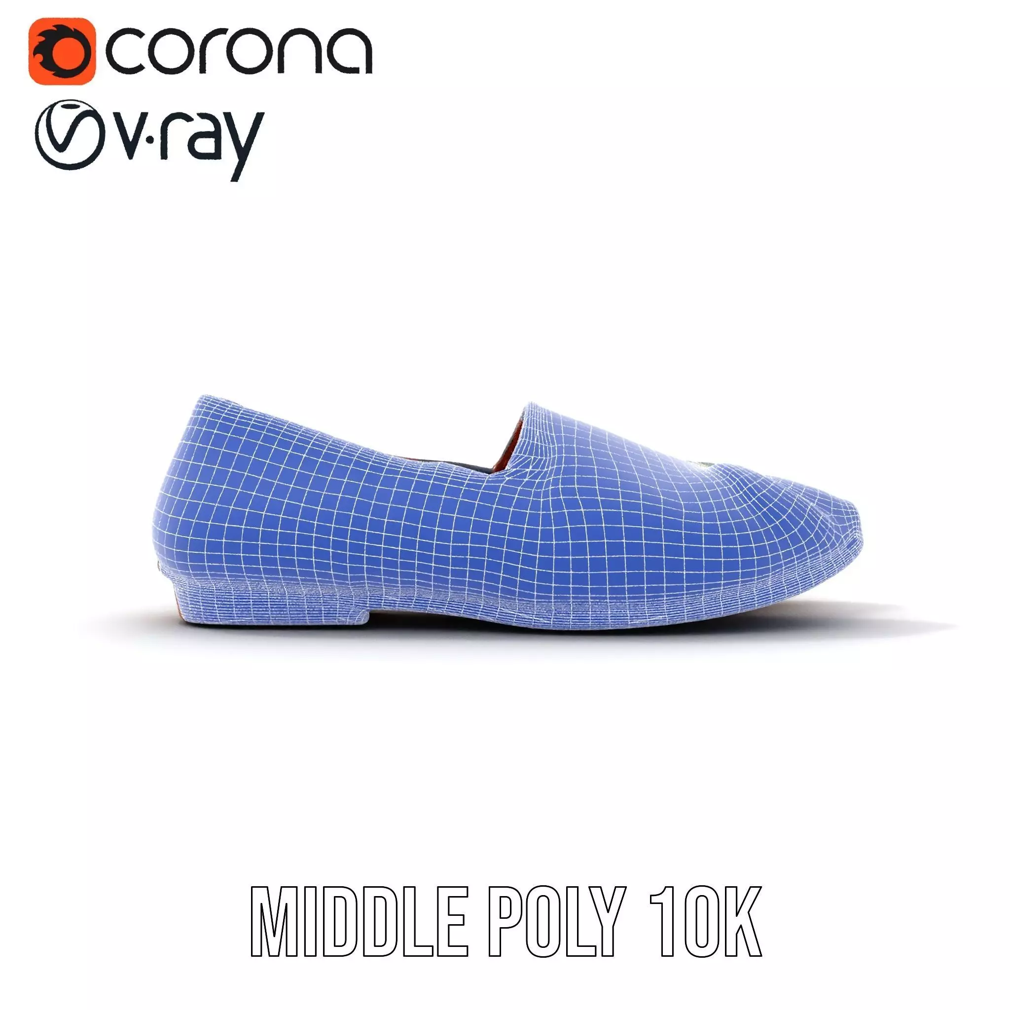 Bohemian Canvas Shoe model pack Low-poly 3D model_30