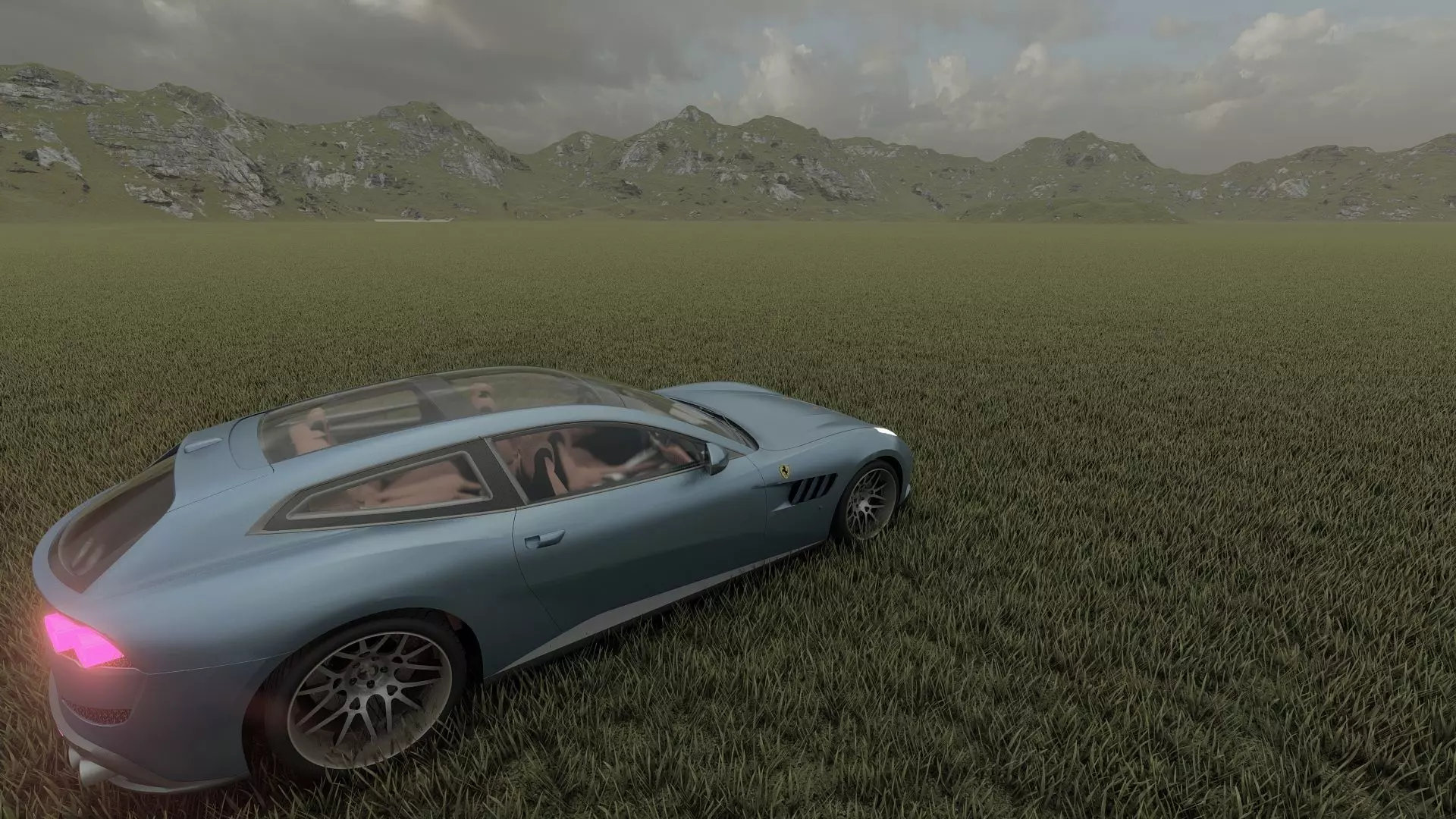 FERRARI GTC4 LUSSO 3D model_33