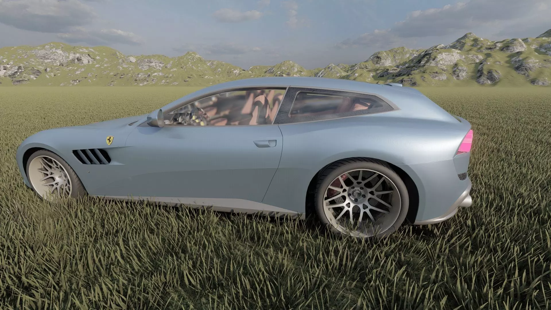 FERRARI GTC4 LUSSO 3D model_9