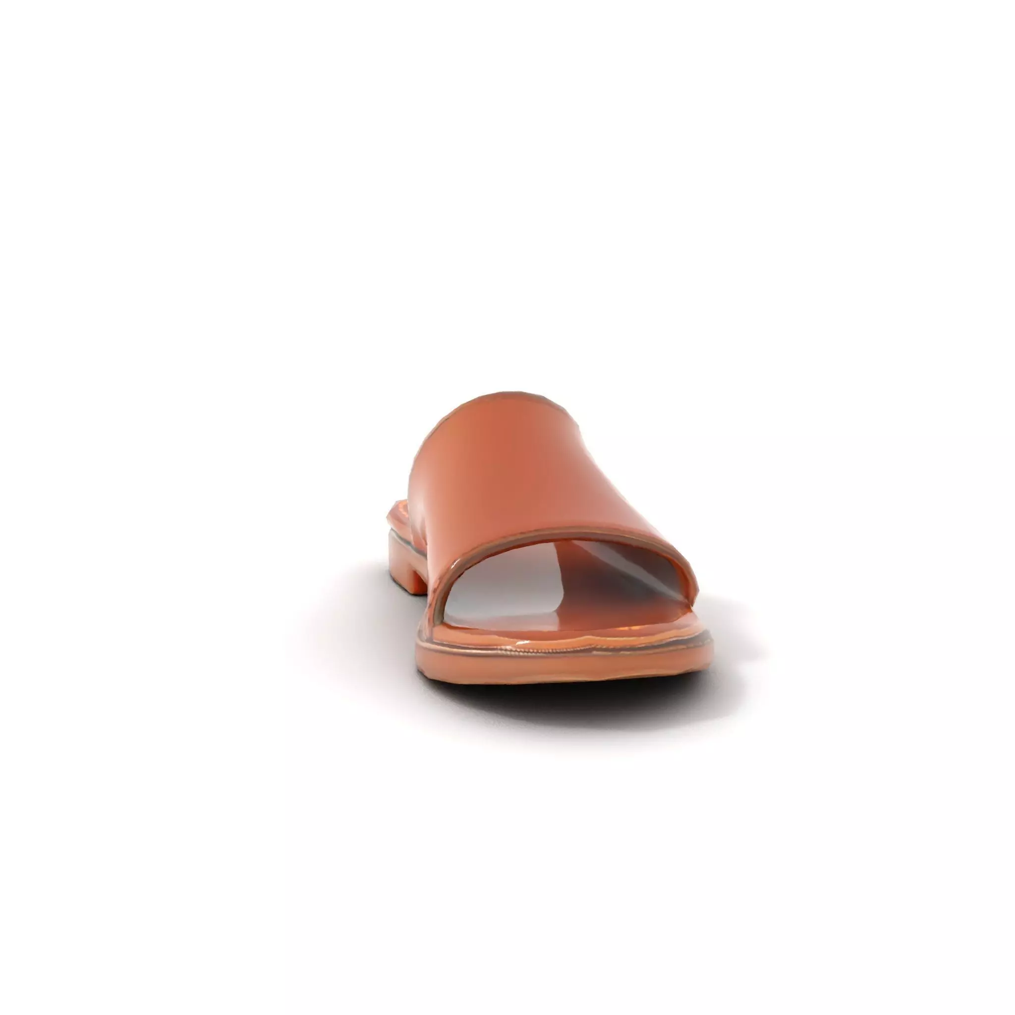 Brown Leather Sandal model pack Low-poly 3D model_9
