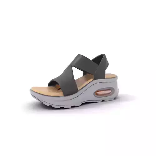 Modern Black Sandal model pack