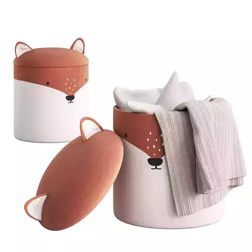 Childrens storage pouffe Fox by HM