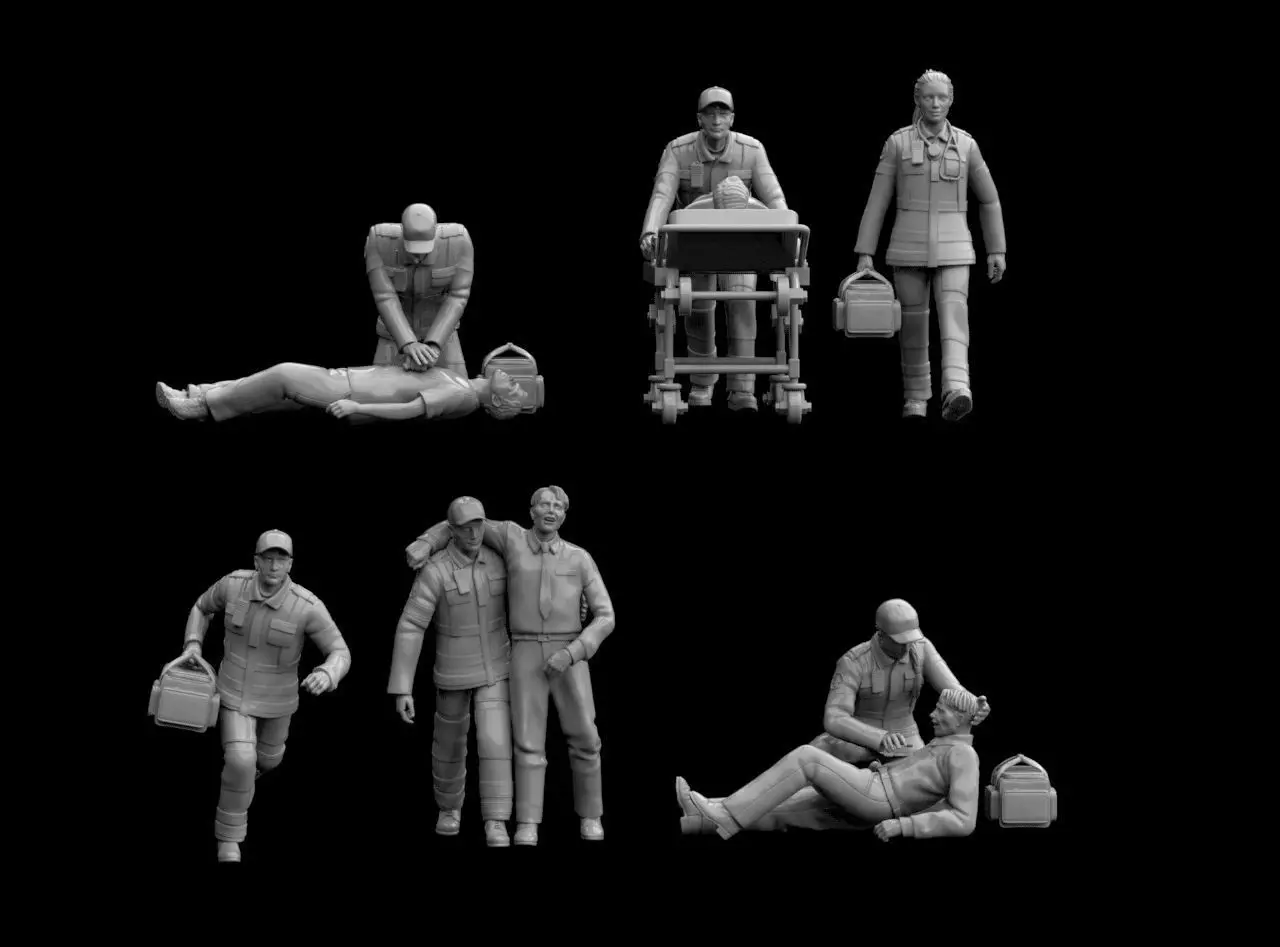 Ambulance Doctors 3D print model_9