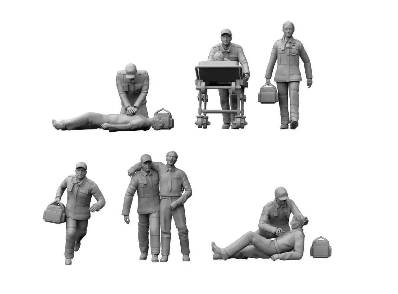 Ambulance Doctors 3D print model_16