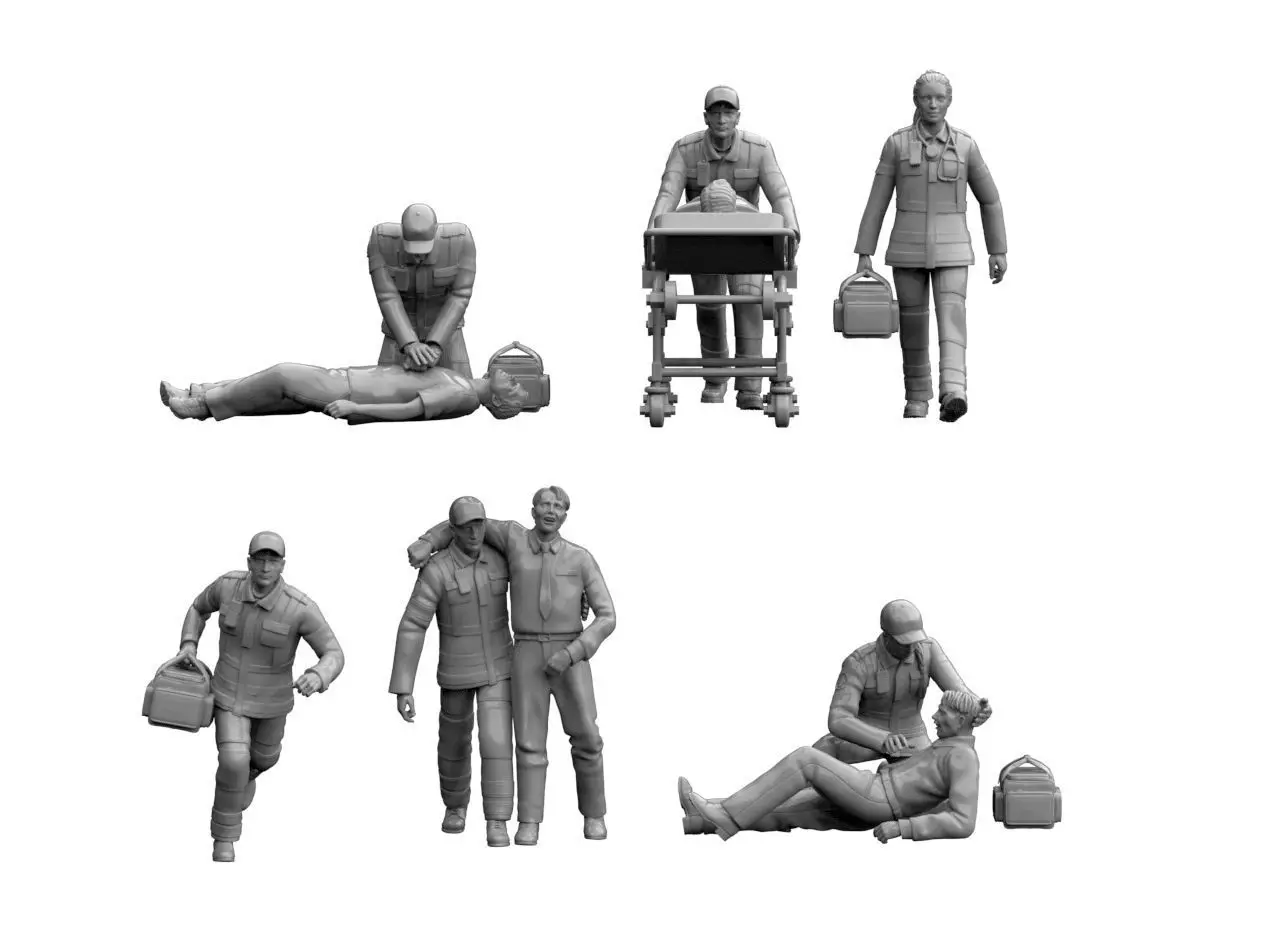 Ambulance Doctors 3D print model_11