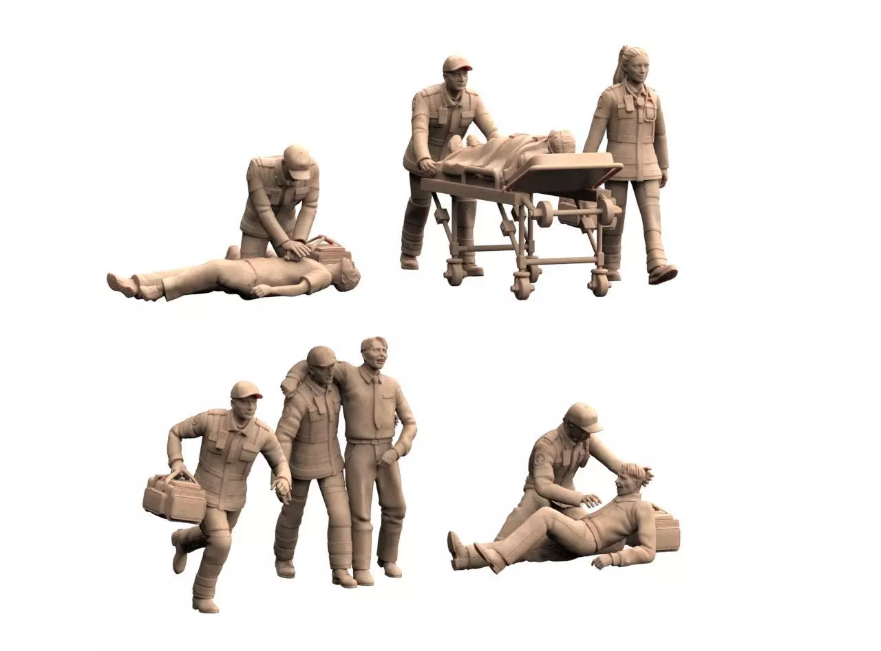 Ambulance Doctors 3D print model_6