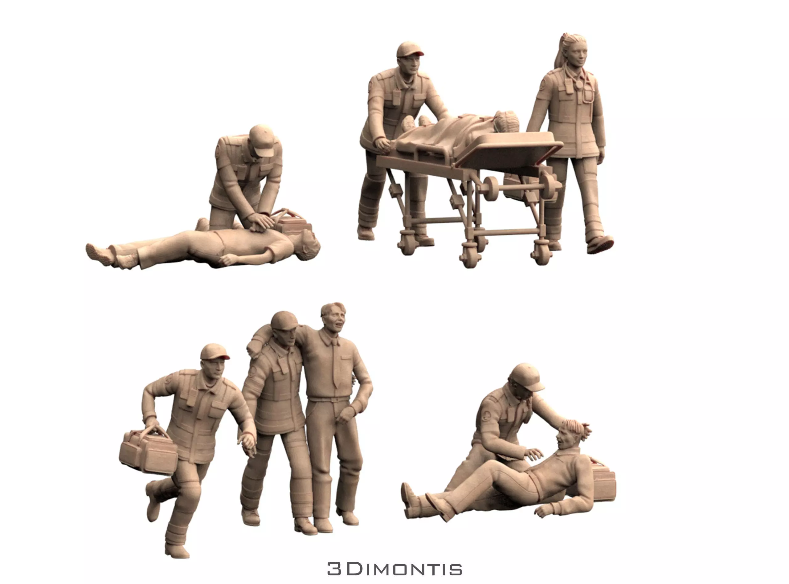 Ambulance Doctors 3D print model_20