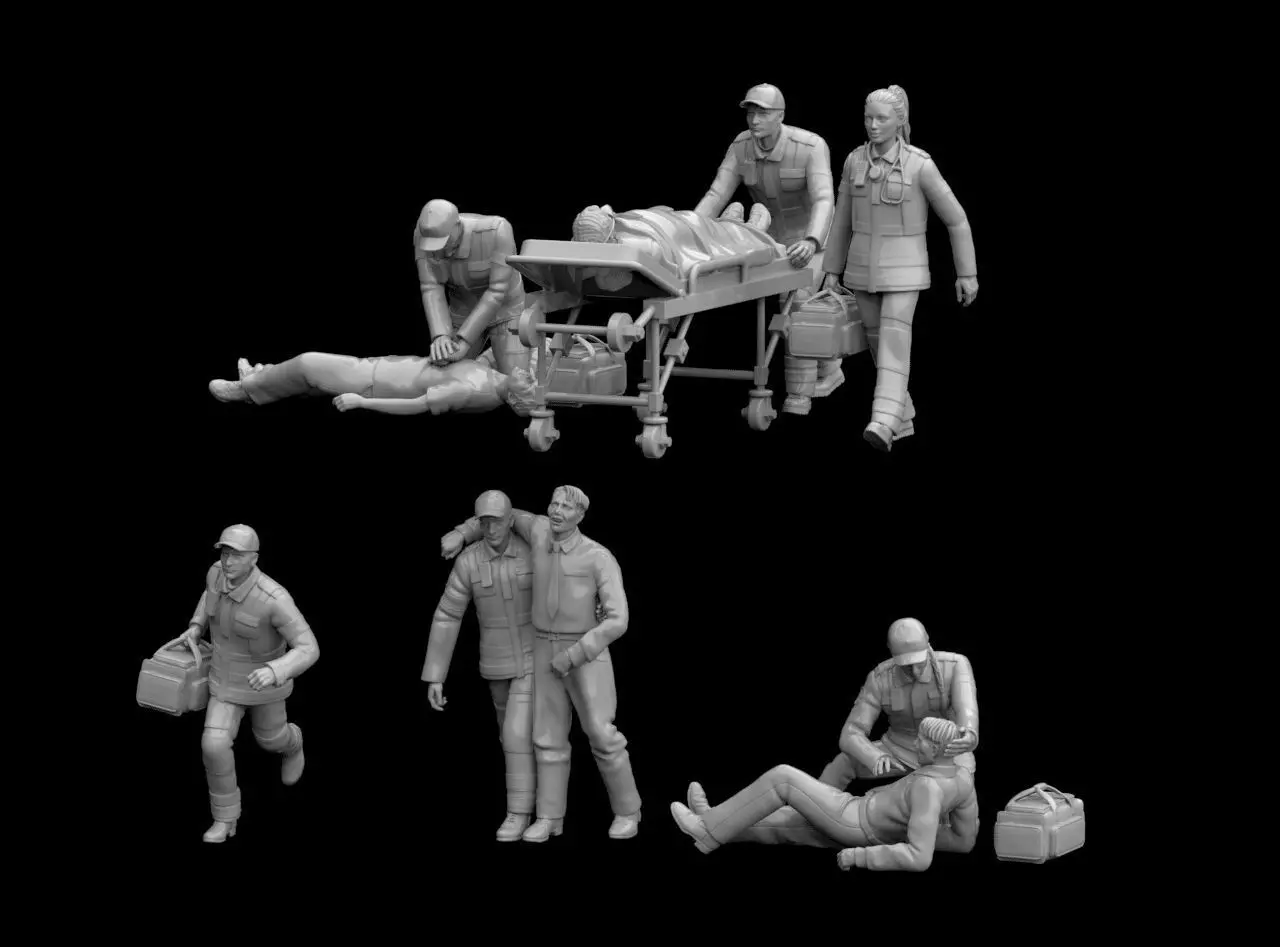 Ambulance Doctors 3D print model_8