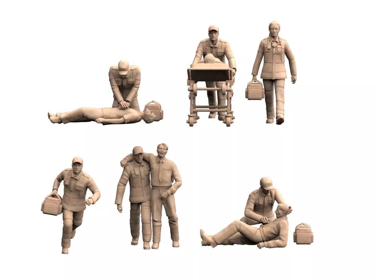 Ambulance Doctors 3D print model_5
