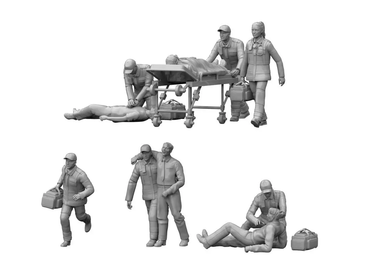 Ambulance Doctors 3D print model_13