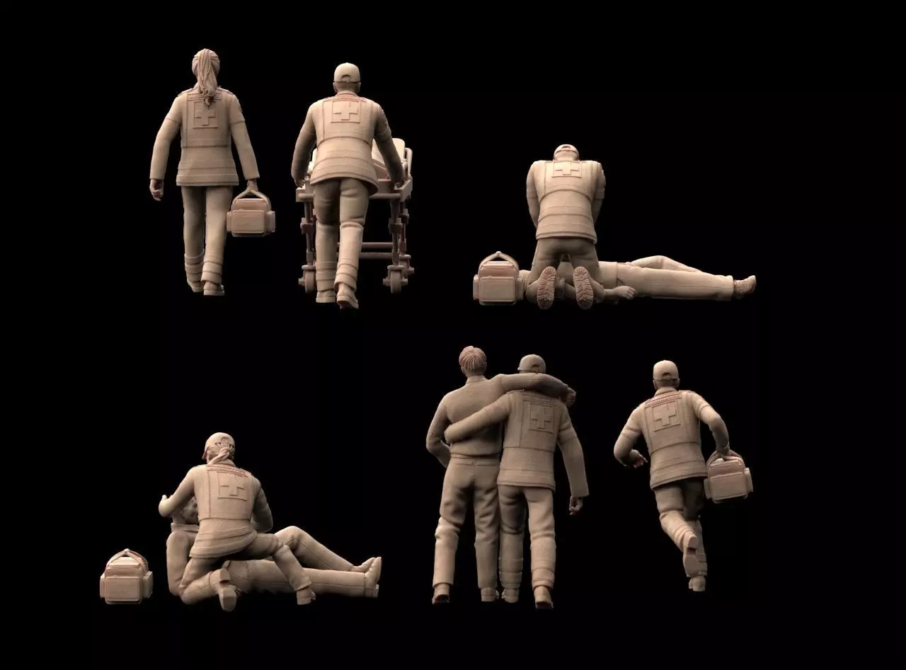 Ambulance Doctors 3D print model_3