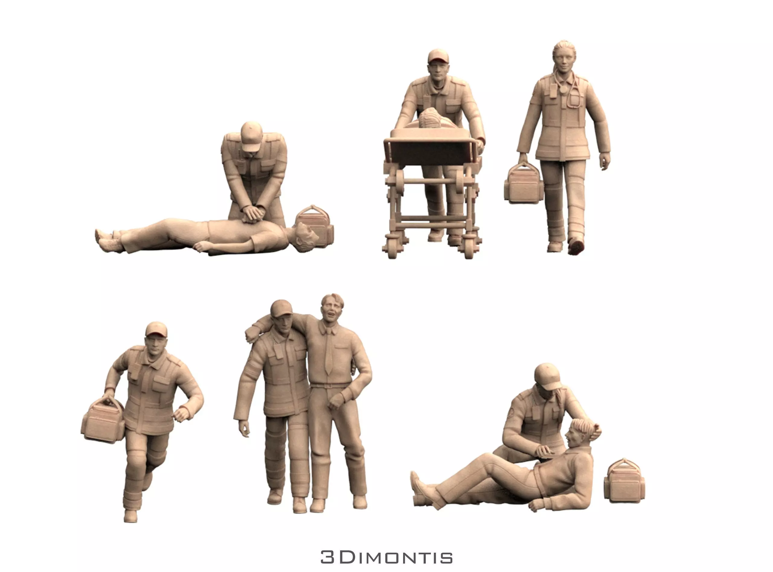 Ambulance Doctors 3D print model_21