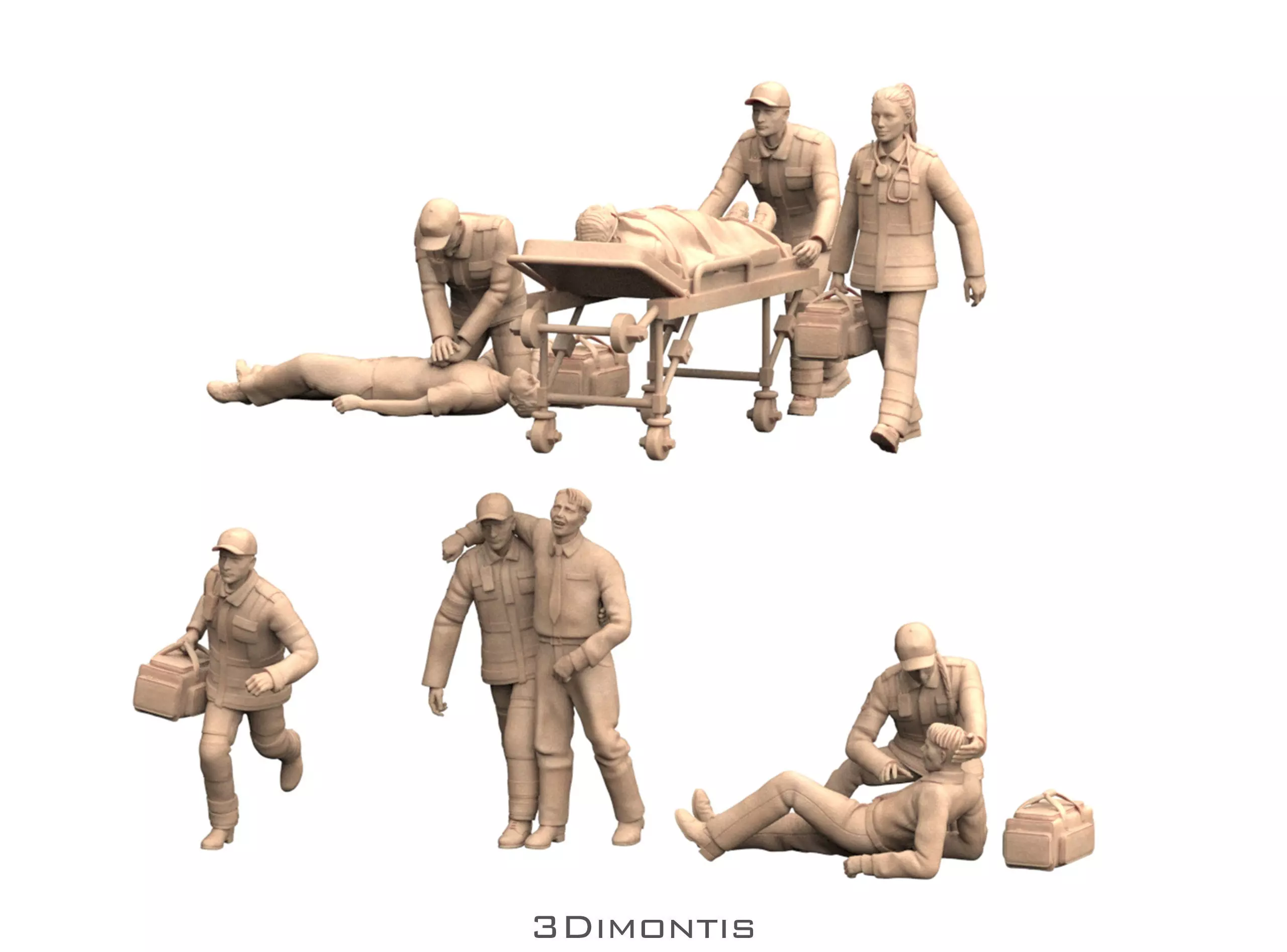 Ambulance Doctors 3D print model_19