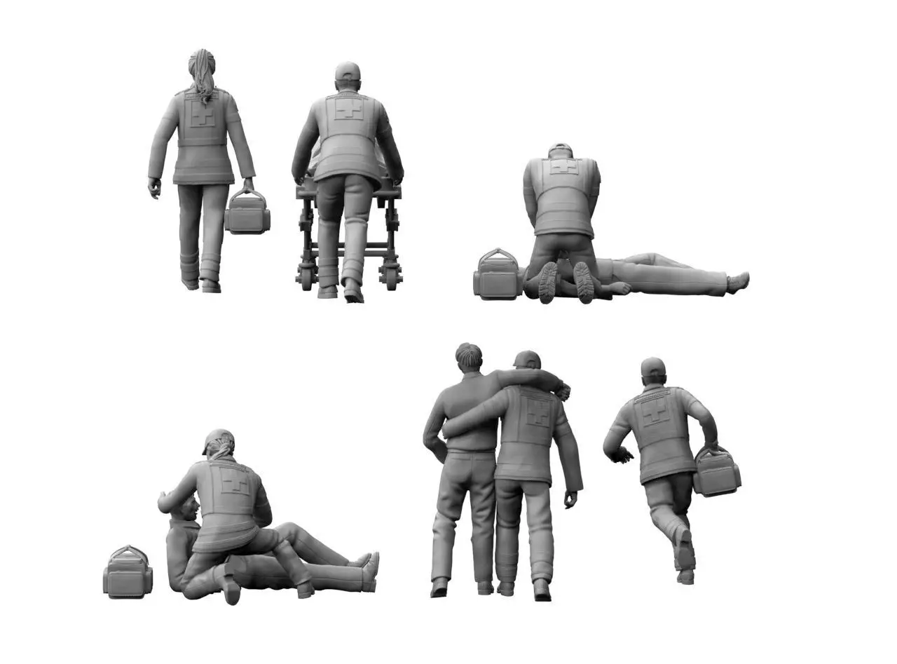 Ambulance Doctors 3D print model_15