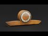 Clock Old Table Low-poly 3D model_1