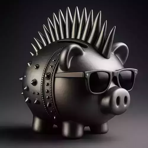 Punk Piggy Bank