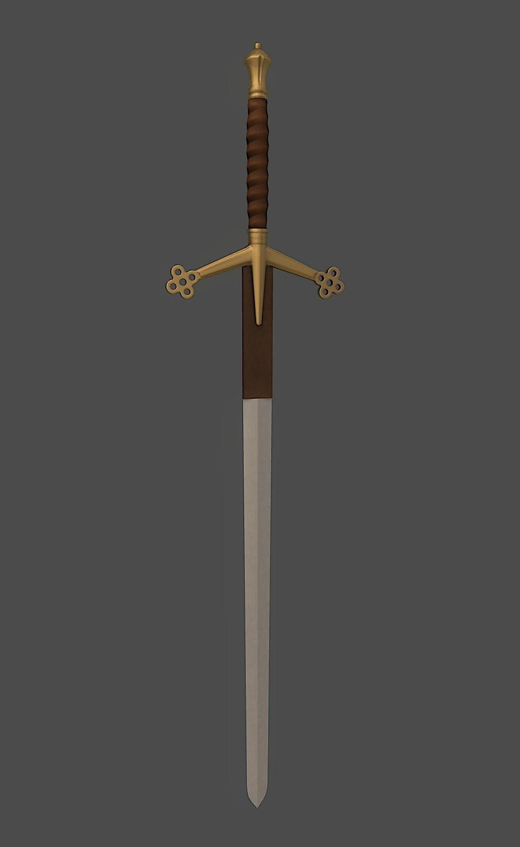 Medieval weapon pack Low-poly 3D model_5