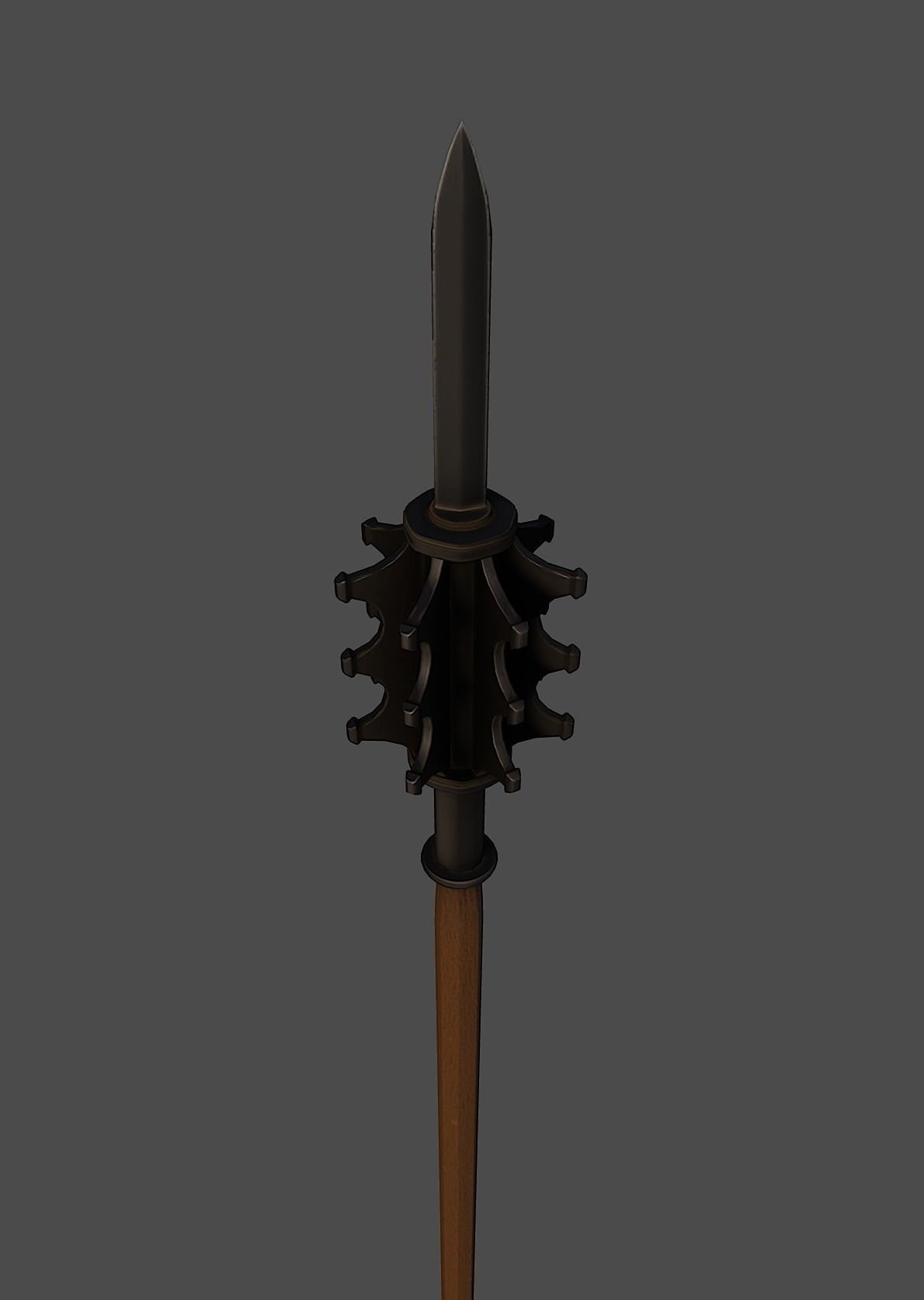 Medieval weapon pack Low-poly 3D model_8