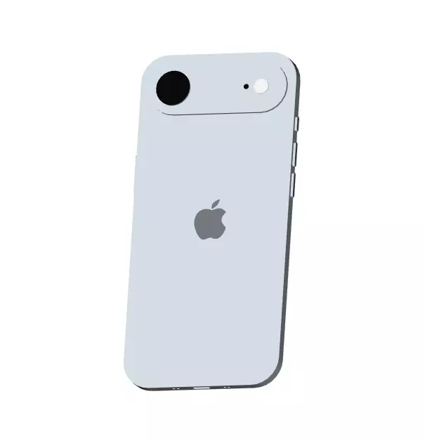 CAD model of the Apple iPhone Air 3D print model