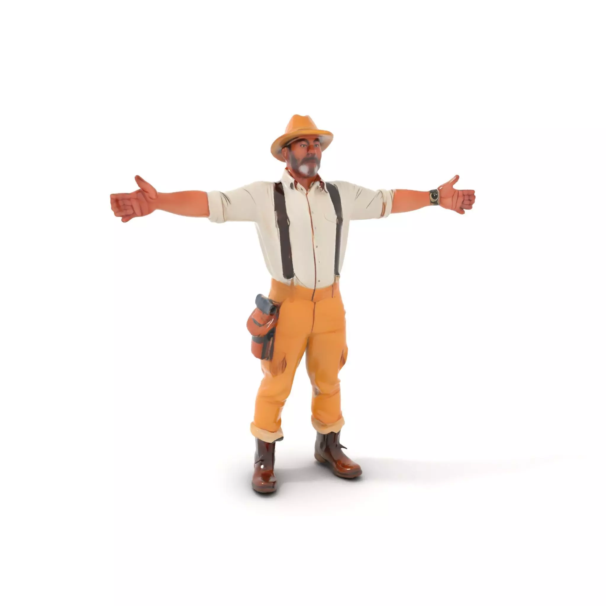 Explorer Outfit model pack Low-poly 3D model_0