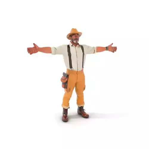 Explorer Outfit model pack Low-poly 3D model