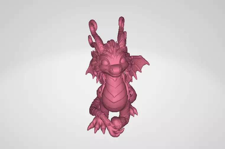 Cute fantasy dragon 3de printable model 3D print model_3