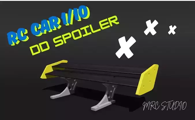 RC DRIFT CAR 1 10 DOUBLE DECK WING GT SPOILER