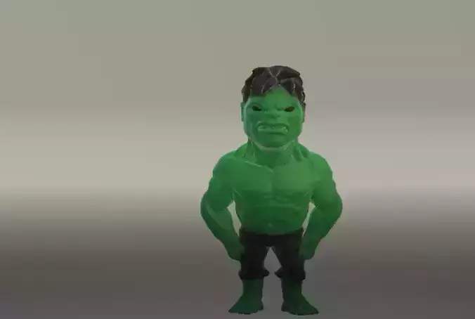 3D superhero model   3d printable model