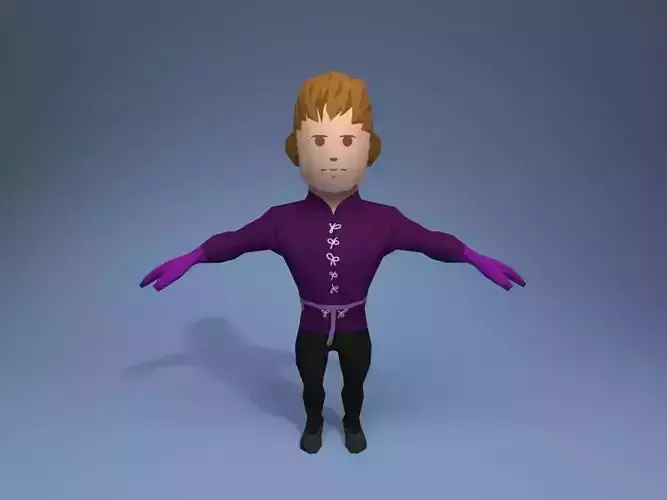 Medieval character prince