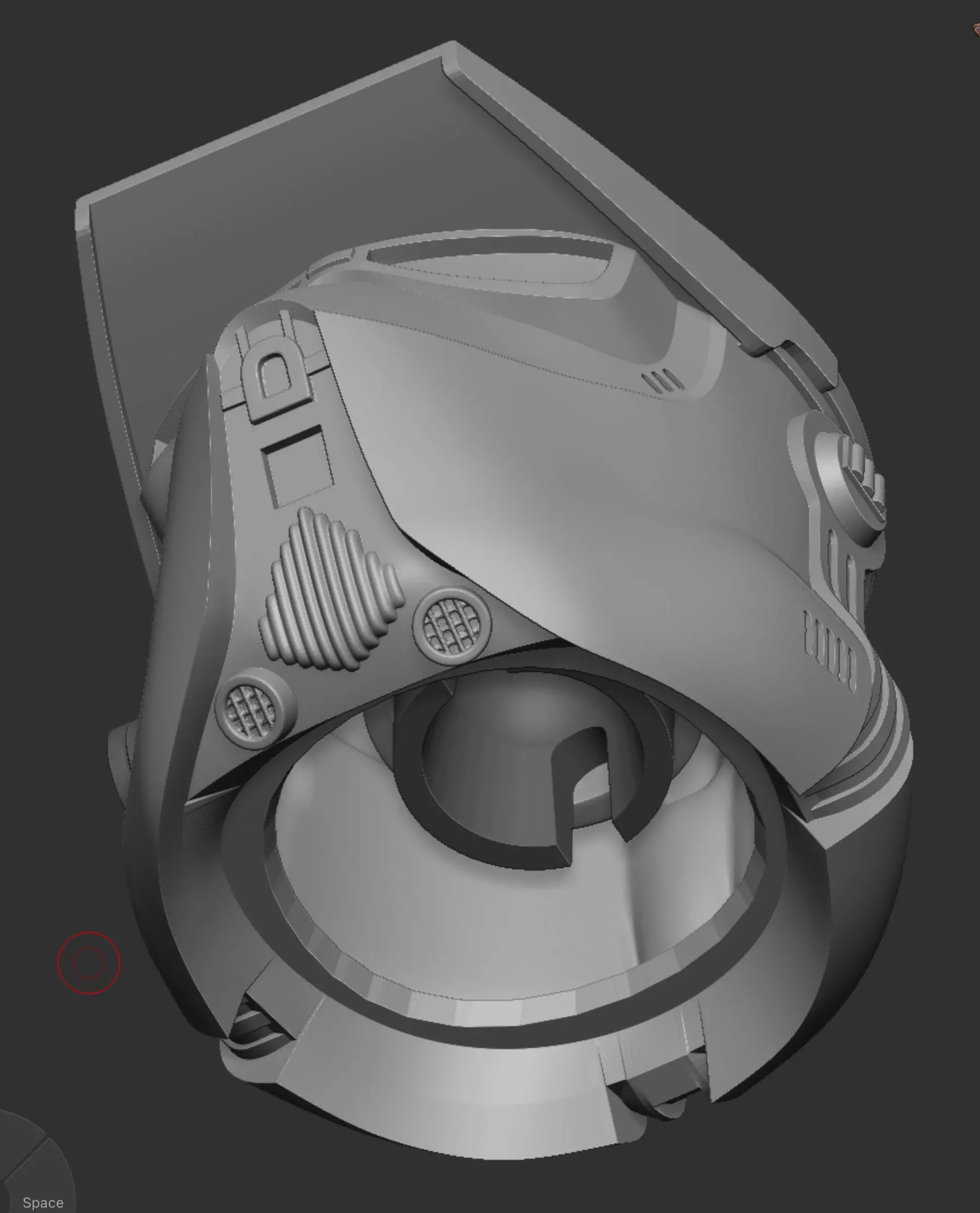 AT-RT One6 Scale Helmet 3D print model_1