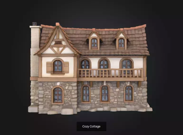 Enchanted Medieval Village Collection _10