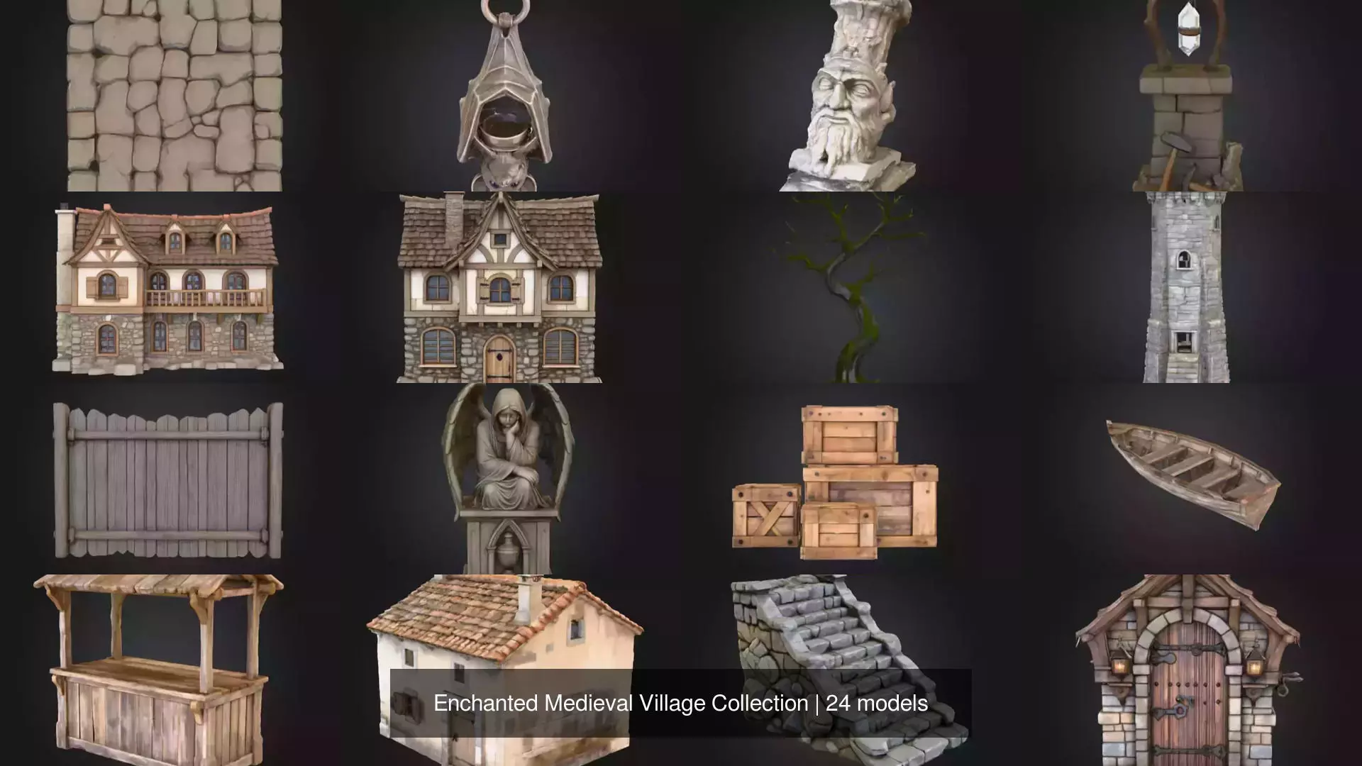 Enchanted Medieval Village Collection _0