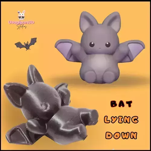 Bat Lying Down