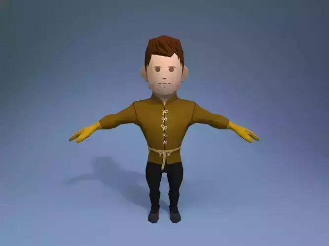 Medieval character prince