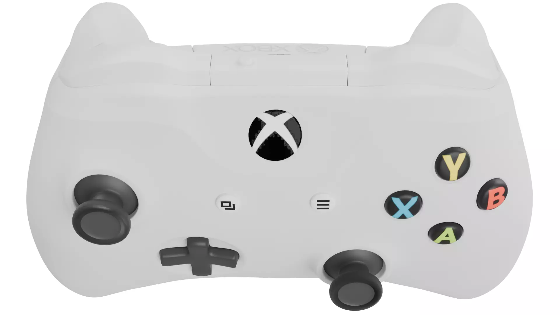 X Box One Controller 3D model_7