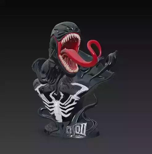 Venom Bust Character Figure Spider Man