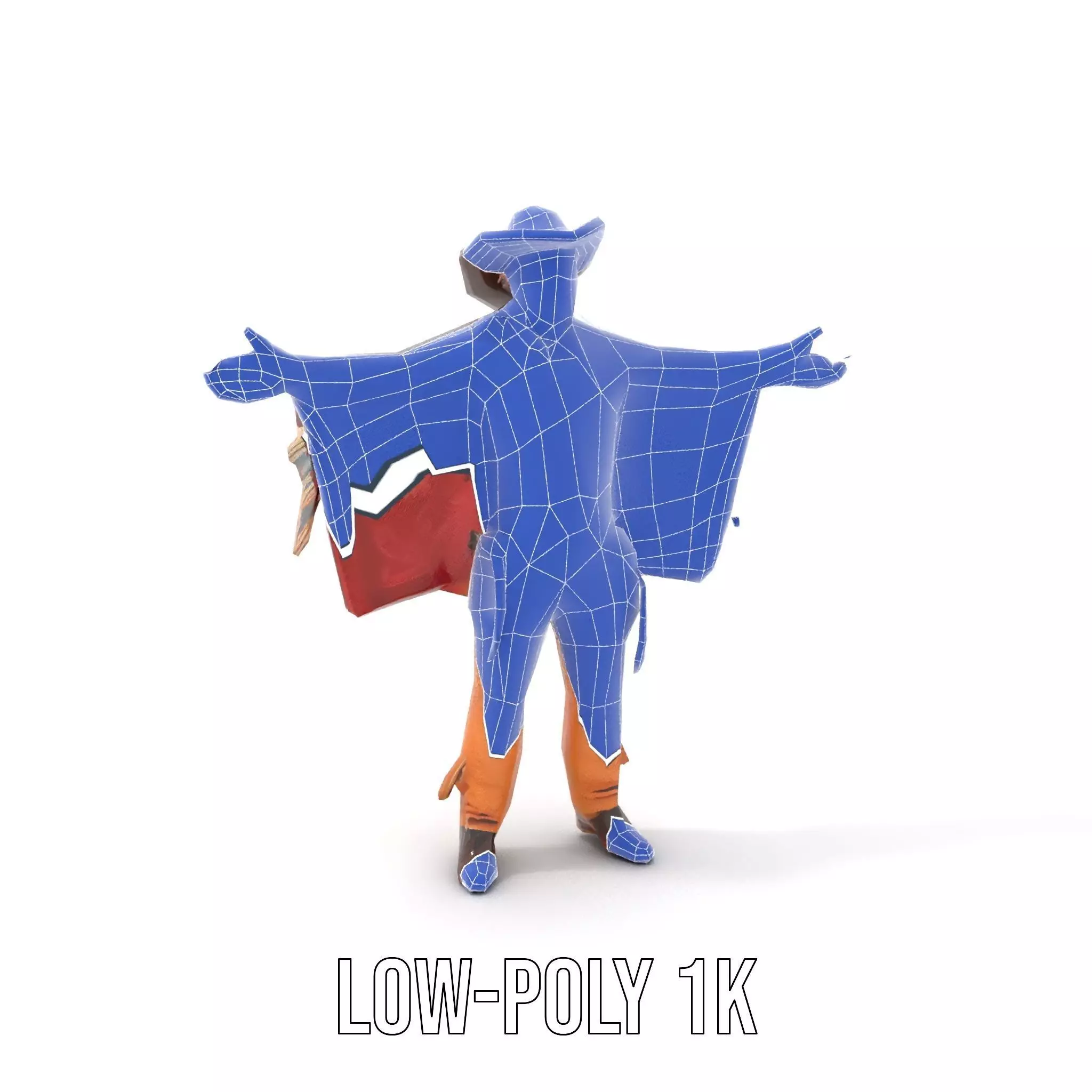 Western Cowboy Attire model pack Low-poly 3D model_28